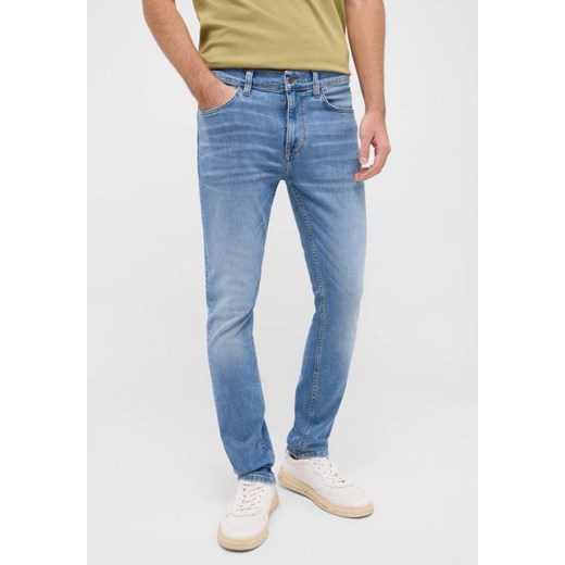 Męskie Spodnie Jeansowe MUSTANG Frisco Skinny Denim Blue 1016307 5000 583 ze sklepu YouNeedit.pl w kategorii Jeansy męskie - zdjęcie 180396160