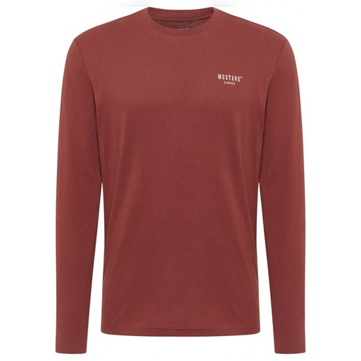 Męski longsleeve MUSTANG Asheville Cinnamon 1015844 3238 ze sklepu YouNeedit.pl w kategorii T-shirty męskie - zdjęcie 180396244