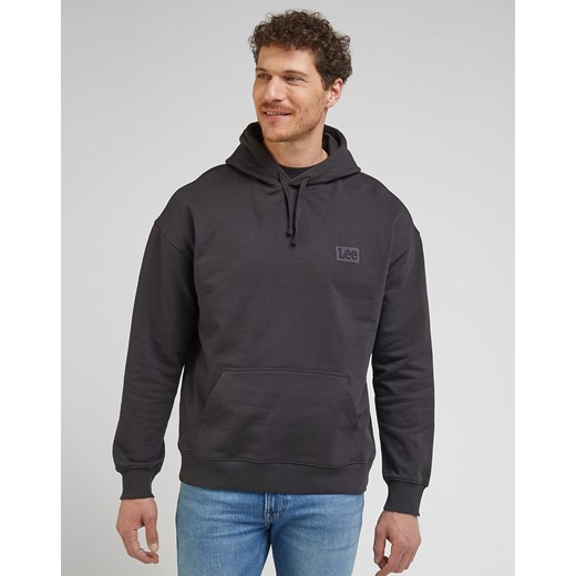 LEE MĘSKA BLUZA CORE LOOSE HOODIE WASHED BLACK 112341677 L84W017013 ze sklepu YouNeedit.pl w kategorii Bluzy męskie - zdjęcie 180396254