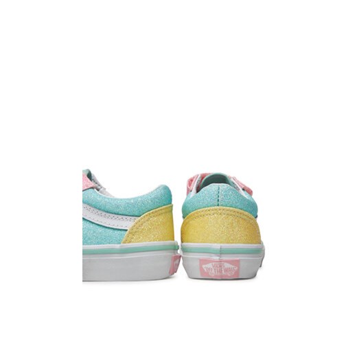 Trampki dziecięce Vans wielokolorowe na rzepy 