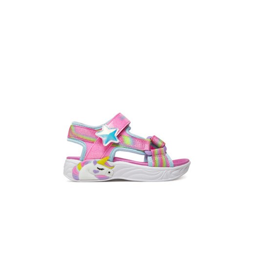 Skechers Sandały Unicorn Dreams Sandal-Dreamy Unicorns 303107L/PKMT Różowy ze sklepu MODIVO w kategorii Sandały dziecięce - zdjęcie 180399581