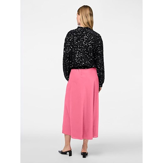 Spódnica Pieces różowa midi 