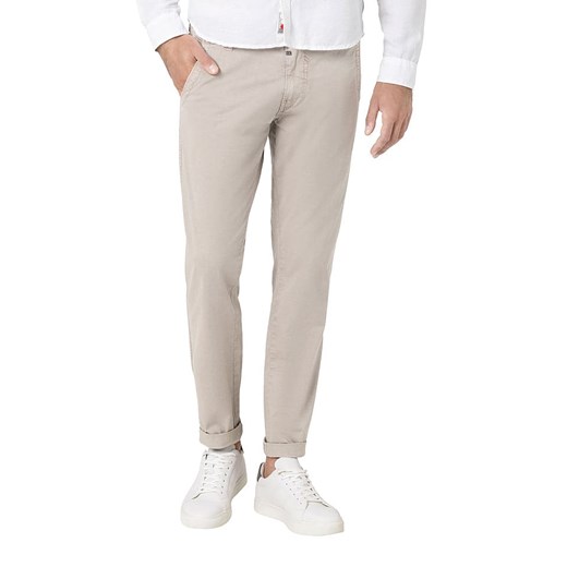 Timezone Spodnie chino &quot;Lui&quot; - Regular fit - w kolorze beżowym ze sklepu Limango Polska w kategorii Spodnie męskie - zdjęcie 180400620