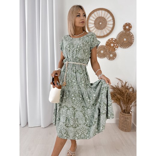 sukienka tiranna khaki one size ze sklepu UBRA w kategorii Sukienki - zdjęcie 180400880