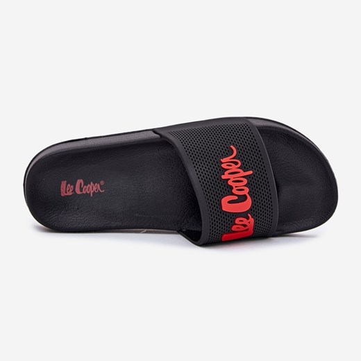 Klapki męskie Lee Cooper czarne z tworzywa sztucznego 