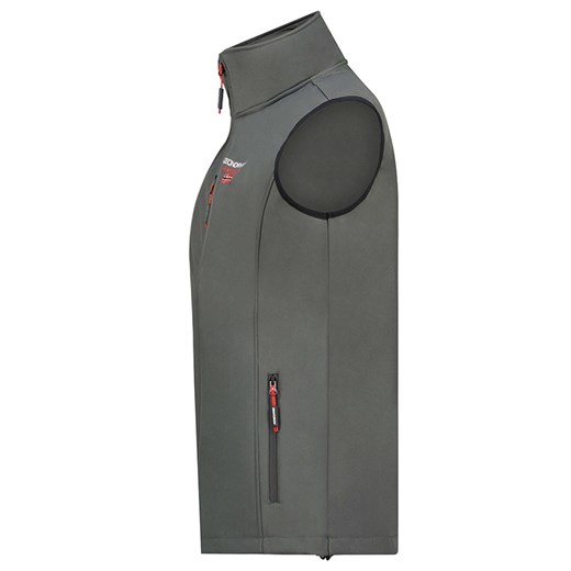 Szara kamizelka damska Geographical Norway z poliestru 