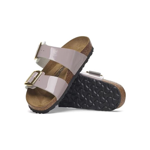 Birkenstock Klapki "Sydney" w kolorze fioletowym 37 promocyjna cena Limango Polska