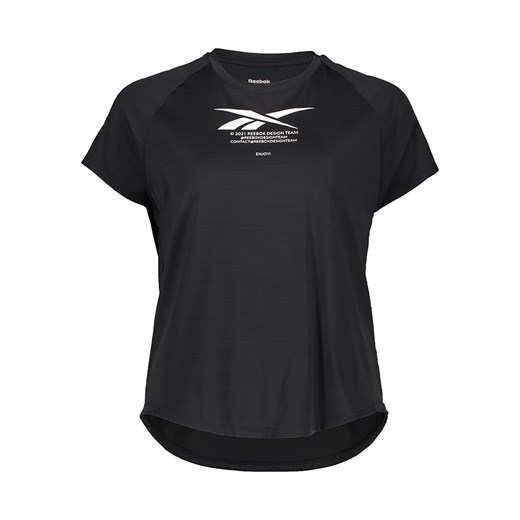 Reebok Koszulka w kolorze czarnym do biegania ze sklepu Limango Polska w kategorii Bluzki damskie - zdjęcie 180407132