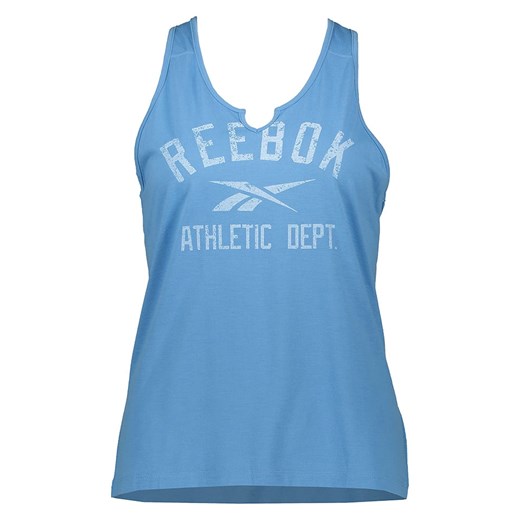 Reebok Top w kolorze błękitnym ze sklepu Limango Polska w kategorii Bluzki damskie - zdjęcie 180407163