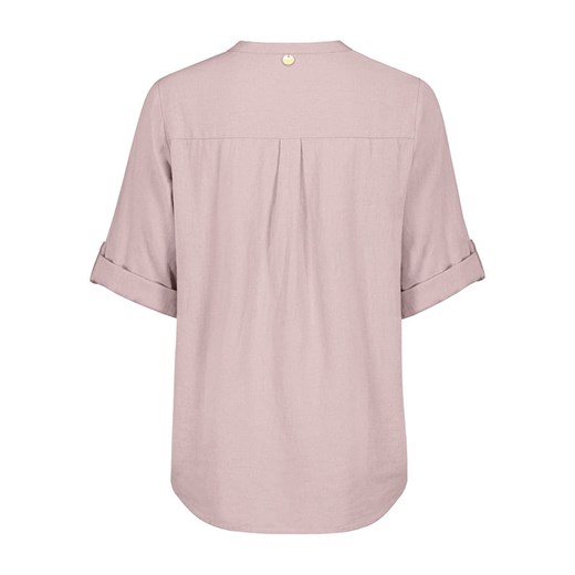 Bluzka damska casualowa lniana z krótkim rękawem 