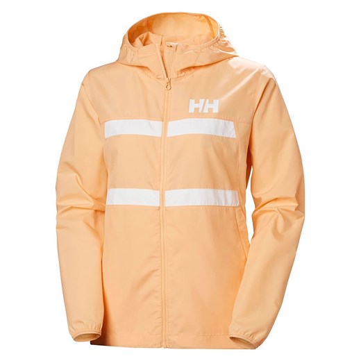 Helly Hansen Kurtka funkcyjna &quot;Salt Stripe&quot; w kolorze pomarańczowo-białym ze sklepu Limango Polska w kategorii Kurtki damskie - zdjęcie 180407852