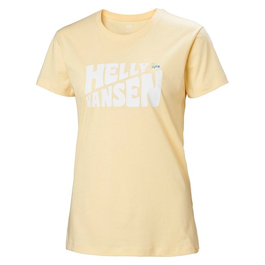 Helly Hansen Koszulka funkcyjna &quot;F2F Cotton Tee 2.0&quot; w kolorze żółtym ze sklepu Limango Polska w kategorii Bluzki damskie - zdjęcie 180407944
