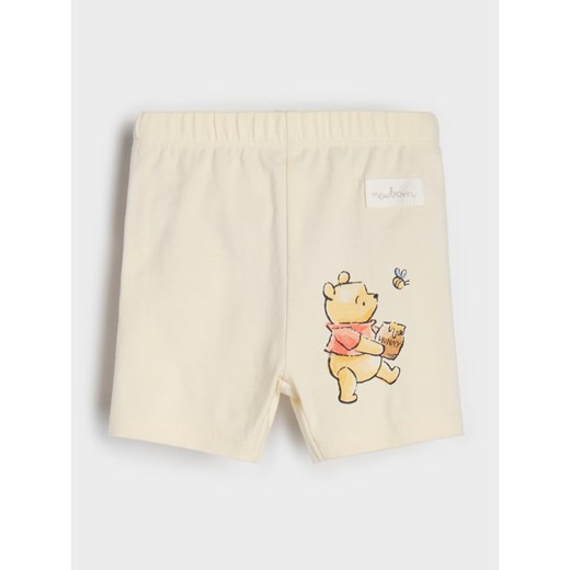 Sinsay - Krótkie legginsy 2 pack Winnie The Pooh - kremowy Sinsay 56 Sinsay