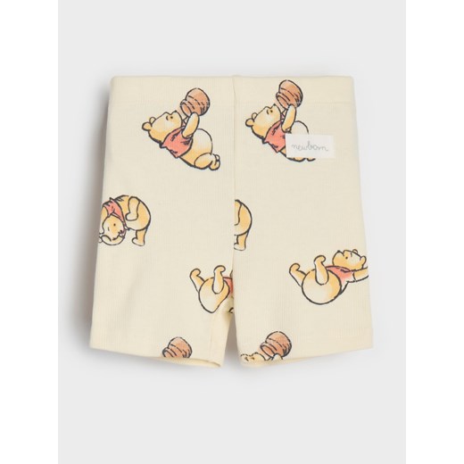 Sinsay - Krótkie legginsy 2 pack Winnie The Pooh - kremowy Sinsay 80 Sinsay