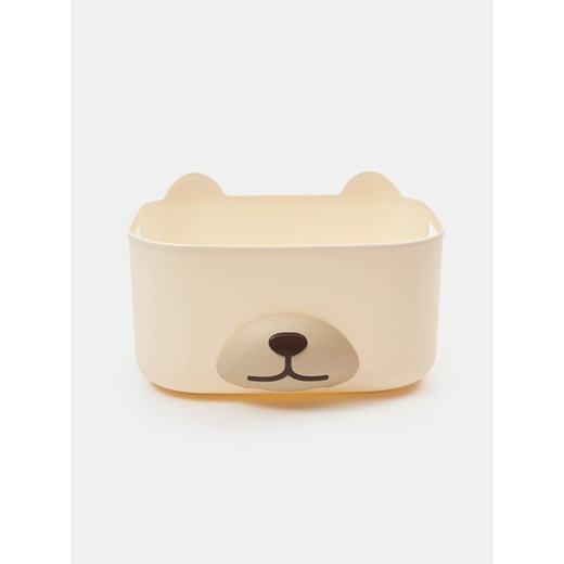 Sinsay - Pudełko do przechowywania z motywem misia - kremowy Sinsay One Size Sinsay