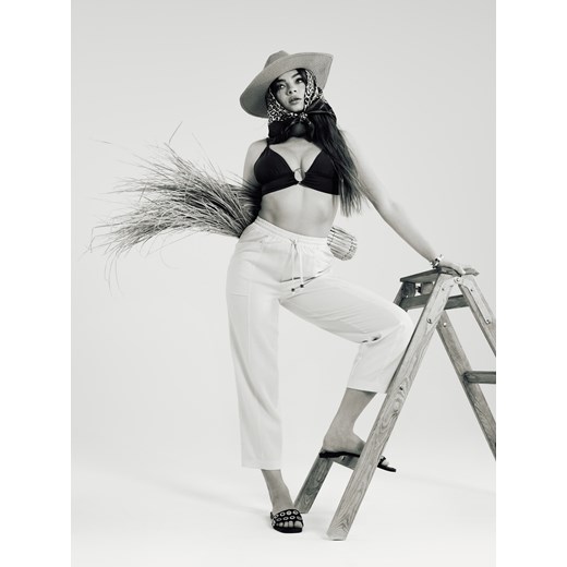 Sinsay - Kapelusz w stylu kowbojskim - beżowy Sinsay One Size Sinsay