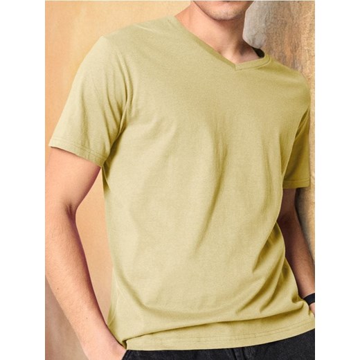 Sinsay - Koszulka - żółty ze sklepu Sinsay w kategorii T-shirty męskie - zdjęcie 180413631