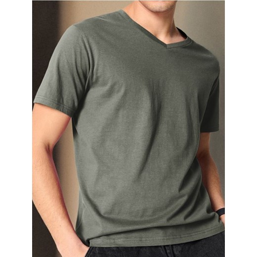 Sinsay - Koszulka - zielony ze sklepu Sinsay w kategorii T-shirty męskie - zdjęcie 180413632