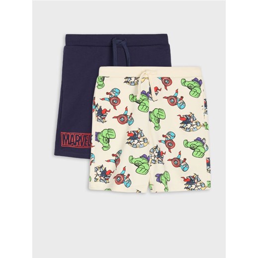 Sinsay - Szorty 2 pack Marvel - wielobarwny ze sklepu Sinsay w kategorii Spodenki chłopięce - zdjęcie 180413991