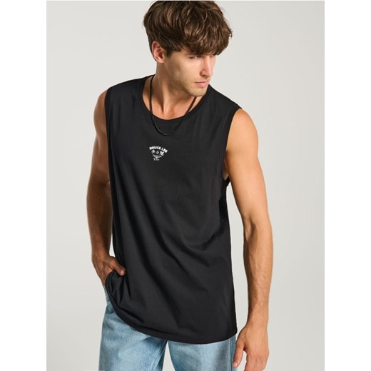 Sinsay - Tank top Bruce Lee - czarny ze sklepu Sinsay w kategorii T-shirty męskie - zdjęcie 180413993