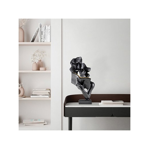 Scandinavia Concept Dekoracyjna figurka &quot;Lecteur&quot; w kolorze czarnym - Scandinavia Concept onesize wyprzedaż Limango Polska