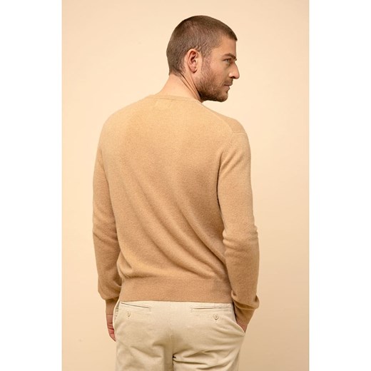 Just Cashmere Kaszmirowy sweter &quot;Howard&quot; w kolorze beżowym Just Cashmere L promocyjna cena Limango Polska