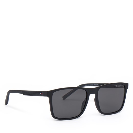 Okulary przeciwsłoneczne Tommy Hilfiger 2201/S 207894 Czarny ze sklepu eobuwie.pl w kategorii Okulary przeciwsłoneczne męskie - zdjęcie 180419070