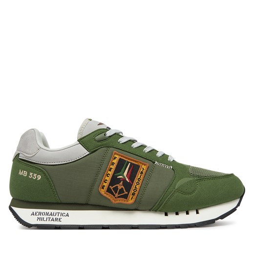 Sneakersy Aeronautica Militare 251SC292CT3331 Zielony ze sklepu eobuwie.pl w kategorii Buty sportowe męskie - zdjęcie 180419550