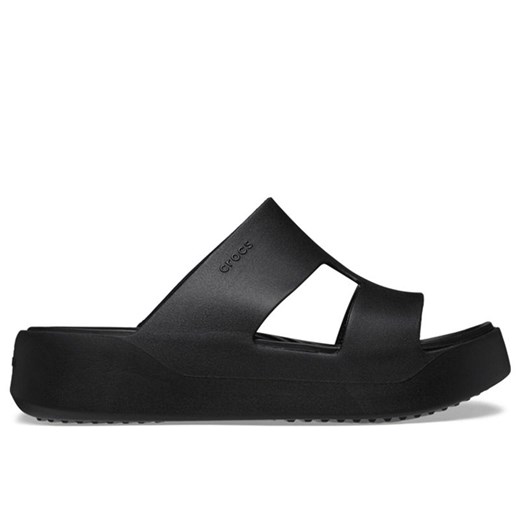 Klapki damskie Crocs Getaway Platform H-Strap 209409-001 - czarne ze sklepu streetstyle24.pl w kategorii Klapki damskie - zdjęcie 180419801