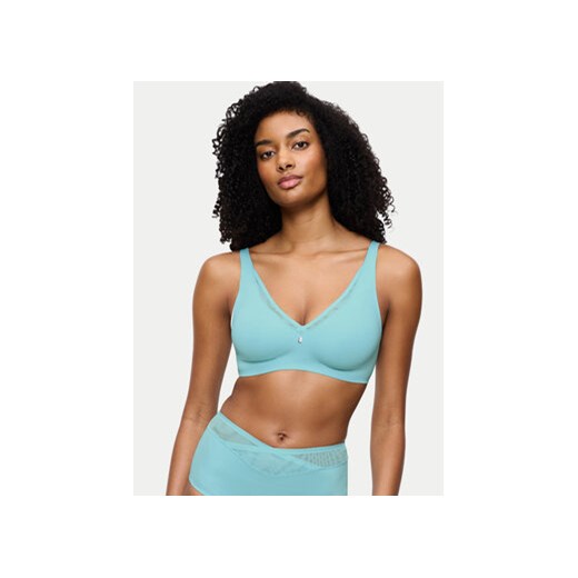 Triumph Biustonosz bezfiszbinowy True Shape Sensation 10218244 Niebieski ze sklepu MODIVO w kategorii Biustonosze - zdjęcie 180420452