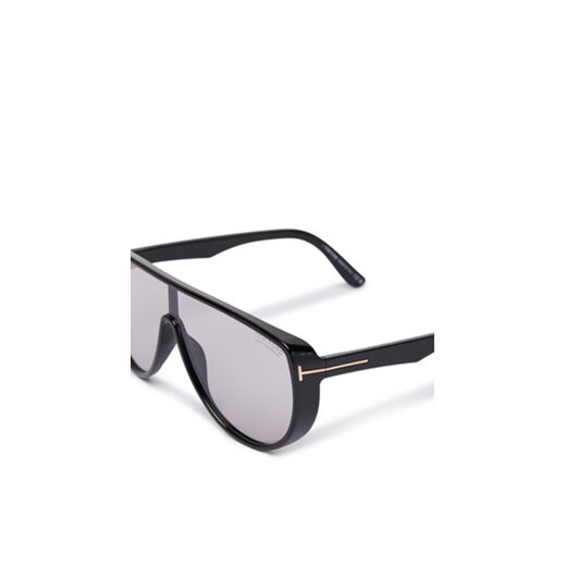 Tom Ford Okulary przeciwsłoneczne Achilles FT1182 01A Czarny Tom Ford uniwersalny MODIVO