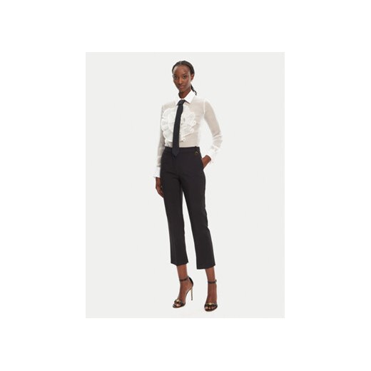 Elisabetta Franchi Chinosy PA-098-52E2-V320 Czarny Regular Fit Elisabetta Franchi 44 MODIVO