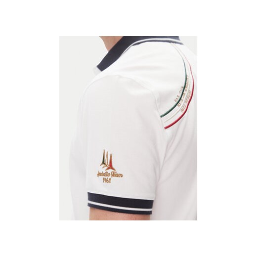 Aeronautica Militare Polo 251PO1853P191 Biały Regular Fit Aeronautica Militare XL MODIVO