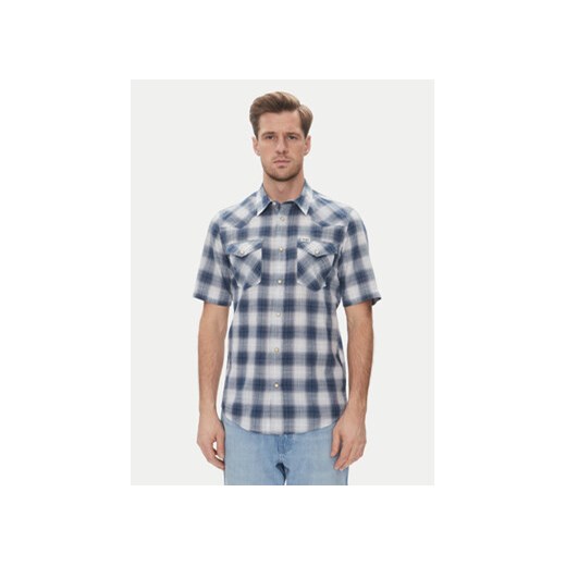 Wrangler Koszula Western 112362381 Niebieski Regular Fit ze sklepu MODIVO w kategorii Koszule męskie - zdjęcie 180423554