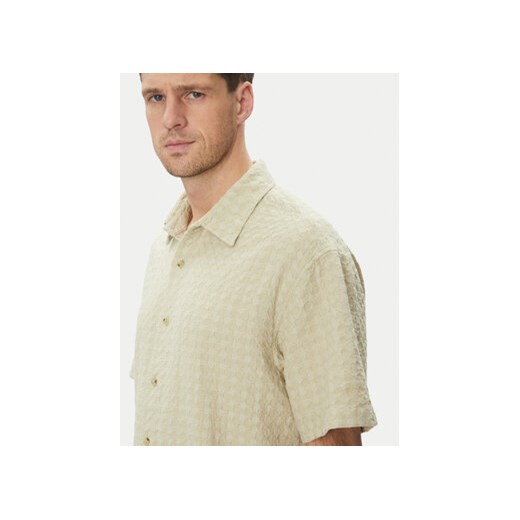 Jack&Jones Koszula Dobby 12277184 Zielony Relaxed Fit S MODIVO