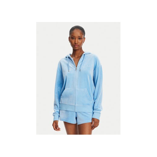 Juicy Couture Bluza Halan JCWAS24342 Niebieski Oversize ze sklepu MODIVO w kategorii Bluzy damskie - zdjęcie 180424932