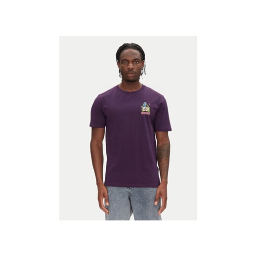 Volcom T-Shirt Catv A3512552 Fioletowy Classic Fit ze sklepu MODIVO w kategorii T-shirty męskie - zdjęcie 180425191