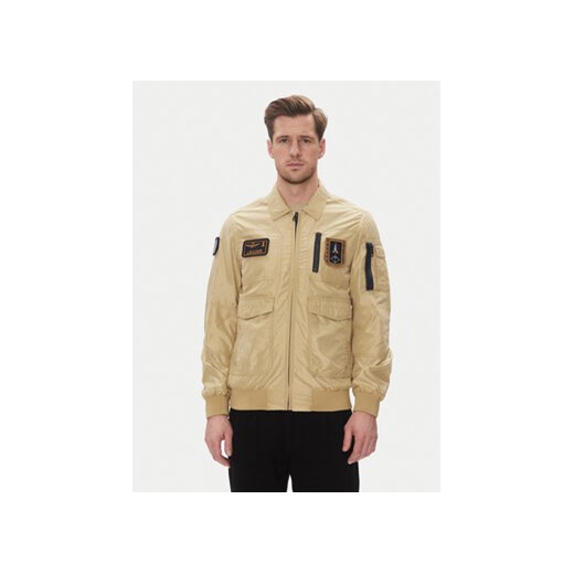 Aeronautica Militare Kurtka przejściowa 251AB2071CT3081 Beżowy Regular Fit ze sklepu MODIVO w kategorii Kurtki męskie - zdjęcie 180425701