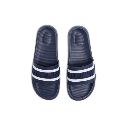 Cropp - Granatowe klapki basenowe - granatowy Cropp 44 Cropp