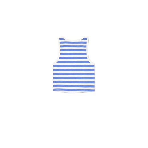 Cropp - Tank top w paski - niebieski Cropp M Cropp