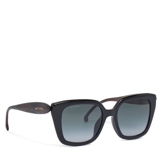 Okulary przeciwsłoneczne Etro 0085/F/S 207827 Czarny ze sklepu eobuwie.pl w kategorii Okulary przeciwsłoneczne damskie - zdjęcie 180428844