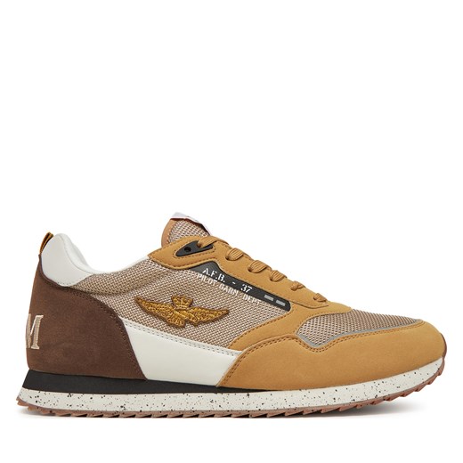Sneakersy Aeronautica Militare 251SC288CT3545 Zielony ze sklepu eobuwie.pl w kategorii Buty sportowe męskie - zdjęcie 180428930