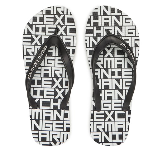 Japonki Armani Exchange XUQ002 XV676 N814 Czarny ze sklepu eobuwie.pl w kategorii Klapki męskie - zdjęcie 180428974