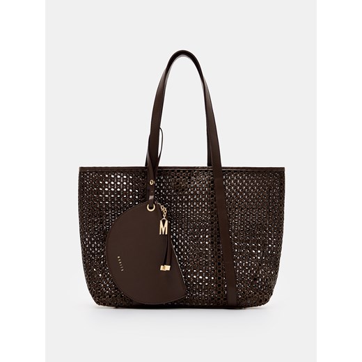 Mohito - Torebka z kosmetyczką - ciemno brązowy ze sklepu Mohito w kategorii Torby Shopper bag - zdjęcie 180430061