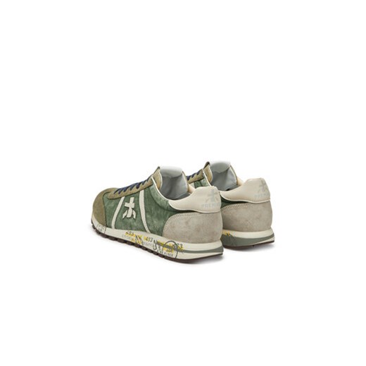 Buty sportowe męskie zielone Premiata sznurowane na wiosnę 