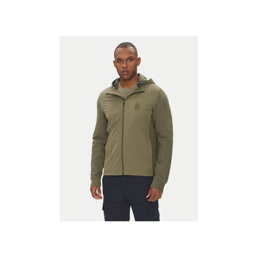 Aeronautica Militare Kurtka softshell 251AF499F559 Khaki Regular Fit ze sklepu MODIVO w kategorii Kurtki męskie - zdjęcie 180434182