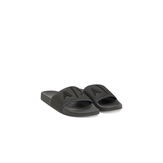Armani Exchange klapki męskie na lato bez zapięcia 