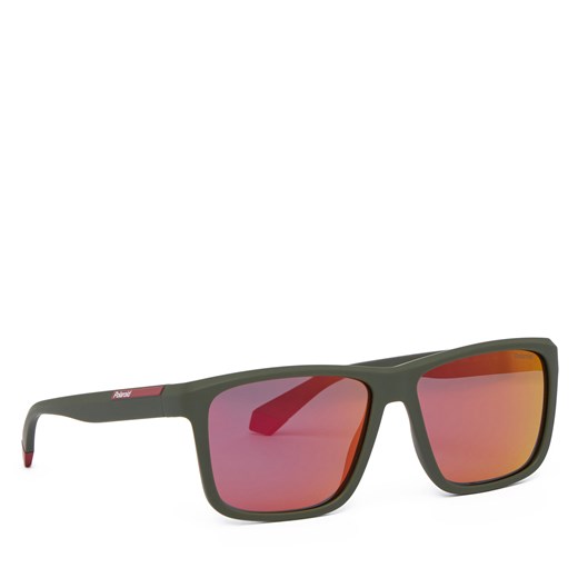 Okulary przeciwsłoneczne Polaroid PLD 2164/S 207855 Zielony ze sklepu eobuwie.pl w kategorii Okulary przeciwsłoneczne męskie - zdjęcie 180437843