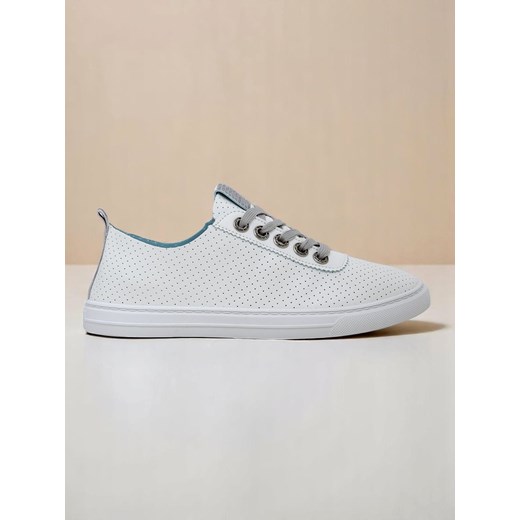 Royalfashion Damskie eko skórzane trampki PureWalk ze sklepu royalfashion.pl w kategorii Trampki damskie - zdjęcie 180439620