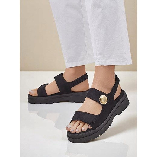 Royalfashion Damskie sandały z gumką Gomoly ze sklepu royalfashion.pl w kategorii Sandały damskie - zdjęcie 180439671